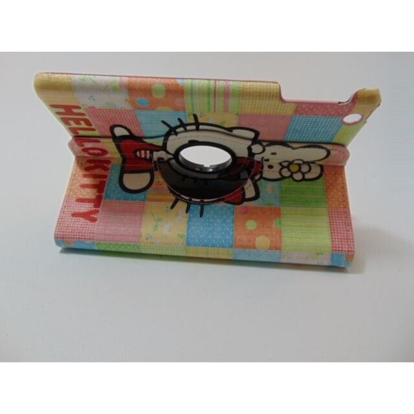Hello Kitty Folding Tablet Case Multicolored Patchwork --Adorable - Picture 5 of 8